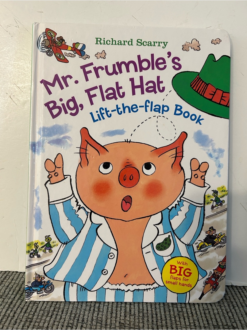 Mr. Frumble's Big, Flat Hat Lift-the-Flap board Book Richard Scarry